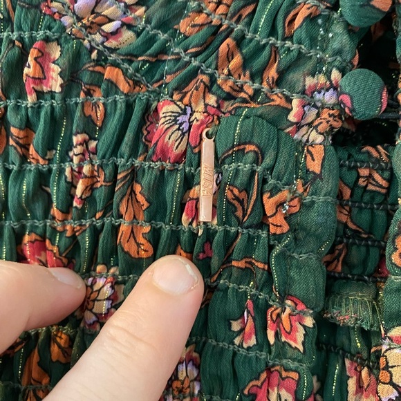 Misa Los Angeles Jessa mini chiffon dress in Evergreen Bloom pattern, X-small - Picture 8 of 12